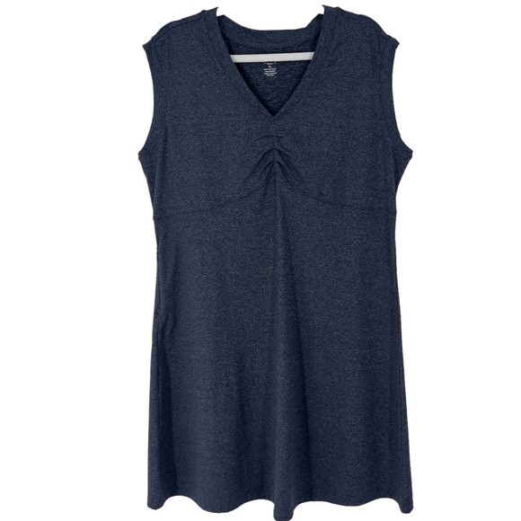 REI Dresses & Skirts - Women's REI Northway Sleeveless‎ V-neck Dress Travel Touring Blue Size XL